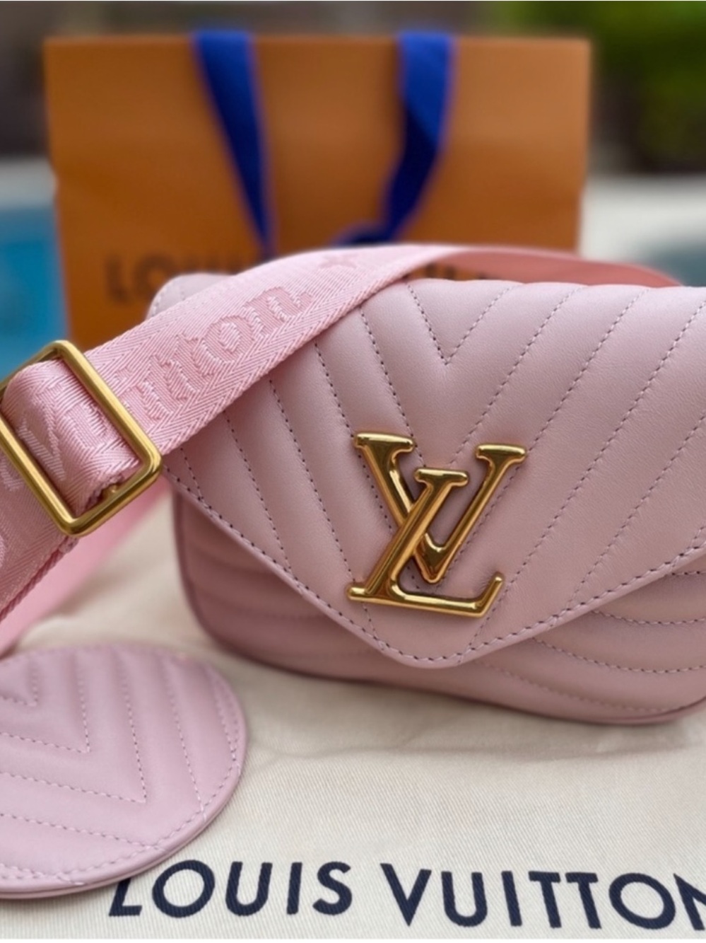 Louis Vuitton New Wave Multi-Pochette/Rose Ballerina